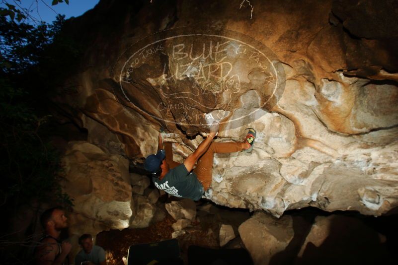 Bouldering in Hueco Tanks on 11/04/2018 with Blue Lizard Climbing and Yoga

Filename: SRM_20181104_1256570.jpg
Aperture: f/8.0
Shutter Speed: 1/250
Body: Canon EOS-1D Mark II
Lens: Canon EF 16-35mm f/2.8 L