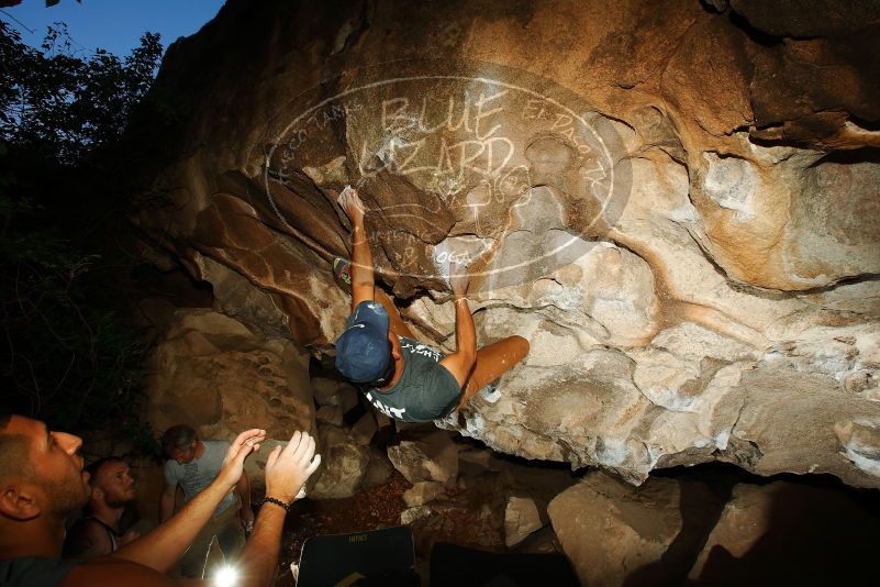 Bouldering in Hueco Tanks on 11/04/2018 with Blue Lizard Climbing and Yoga

Filename: SRM_20181104_1257120.jpg
Aperture: f/8.0
Shutter Speed: 1/250
Body: Canon EOS-1D Mark II
Lens: Canon EF 16-35mm f/2.8 L