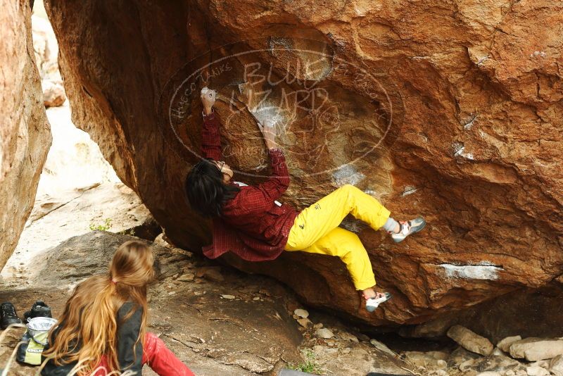 Bouldering in Hueco Tanks on 11/10/2018 with Blue Lizard Climbing and Yoga

Filename: SRM_20181110_1208340.jpg
Aperture: f/4.0
Shutter Speed: 1/200
Body: Canon EOS-1D Mark II
Lens: Canon EF 50mm f/1.8 II