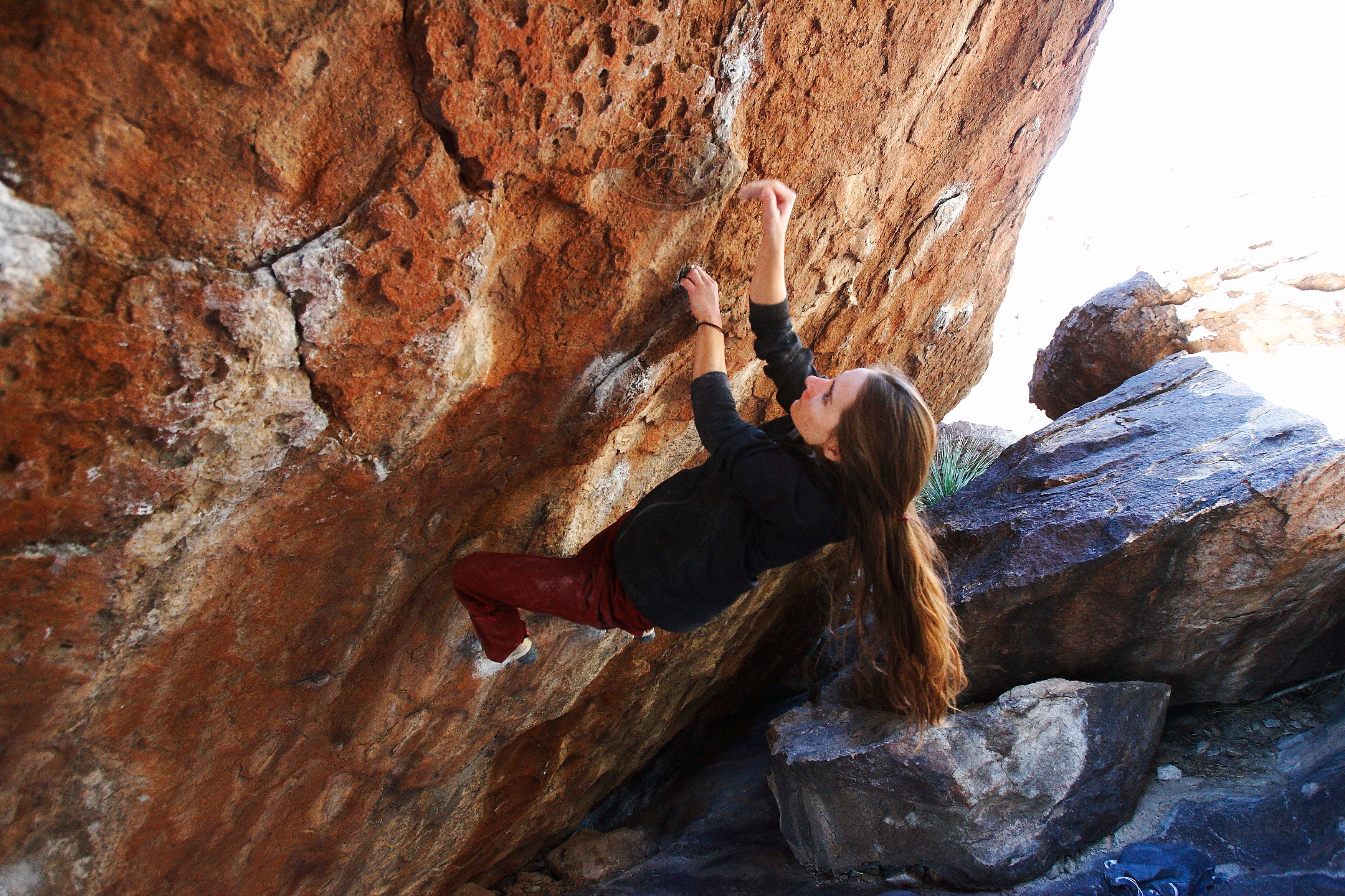 Bouldering in Hueco Tanks on 11/10/2018 with Blue Lizard Climbing and Yoga

Filename: SRM_20181110_1328040.jpg
Aperture: f/4.0
Shutter Speed: 1/320
Body: Canon EOS-1D Mark II
Lens: Canon EF 16-35mm f/2.8 L