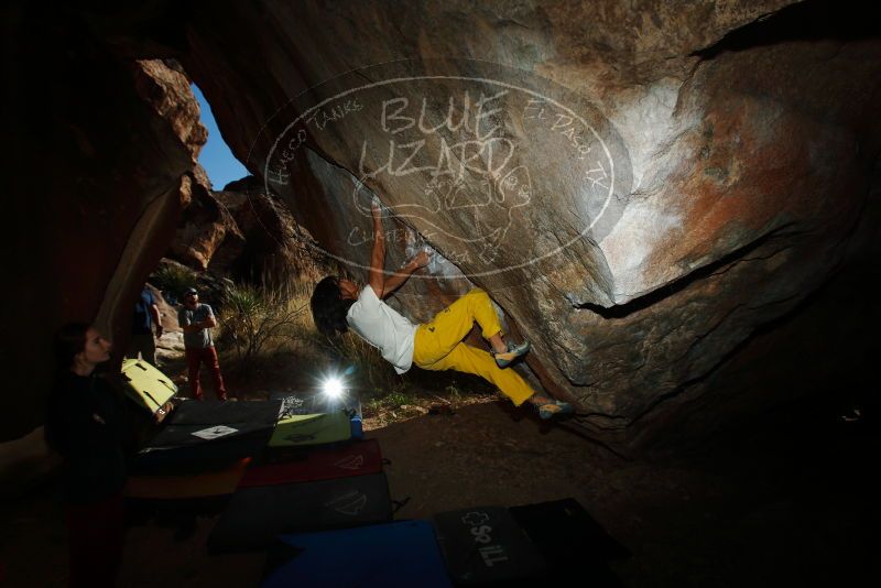 Bouldering in Hueco Tanks on 11/10/2018 with Blue Lizard Climbing and Yoga

Filename: SRM_20181110_1552570.jpg
Aperture: f/9.0
Shutter Speed: 1/250
Body: Canon EOS-1D Mark II
Lens: Canon EF 16-35mm f/2.8 L