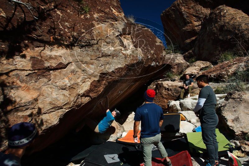 Bouldering in Hueco Tanks on 11/10/2018 with Blue Lizard Climbing and Yoga

Filename: SRM_20181110_1314140.jpg
Aperture: f/8.0
Shutter Speed: 1/250
Body: Canon EOS-1D Mark II
Lens: Canon EF 16-35mm f/2.8 L