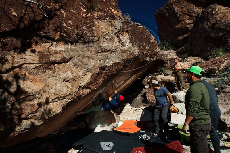 Bouldering in Hueco Tanks on 11/10/2018 with Blue Lizard Climbing and Yoga

Filename: SRM_20181110_1317540.jpg
Aperture: f/8.0
Shutter Speed: 1/250
Body: Canon EOS-1D Mark II
Lens: Canon EF 16-35mm f/2.8 L