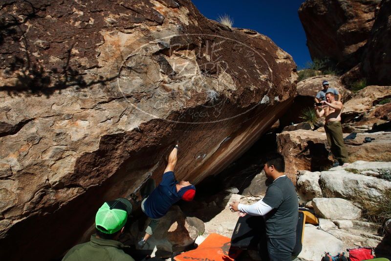 Bouldering in Hueco Tanks on 11/10/2018 with Blue Lizard Climbing and Yoga

Filename: SRM_20181110_1331050.jpg
Aperture: f/8.0
Shutter Speed: 1/250
Body: Canon EOS-1D Mark II
Lens: Canon EF 16-35mm f/2.8 L