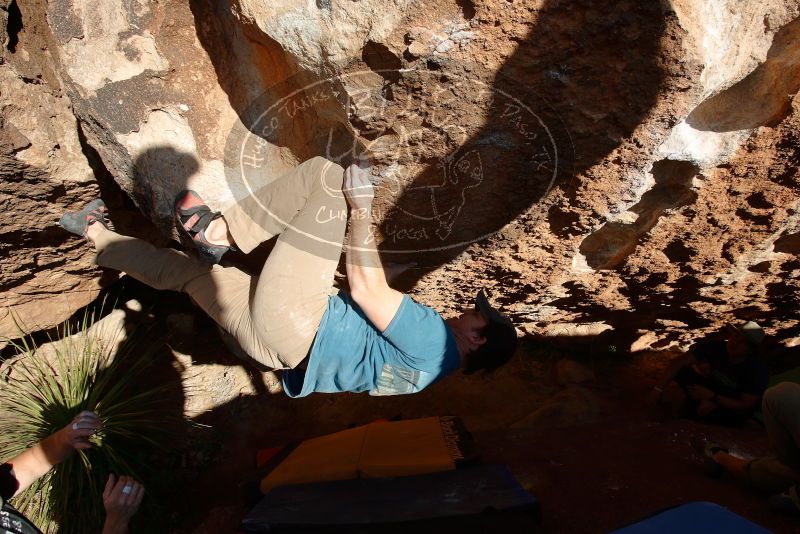 Bouldering in Hueco Tanks on 11/10/2018 with Blue Lizard Climbing and Yoga

Filename: SRM_20181110_1529010.jpg
Aperture: f/8.0
Shutter Speed: 1/320
Body: Canon EOS-1D Mark II
Lens: Canon EF 16-35mm f/2.8 L