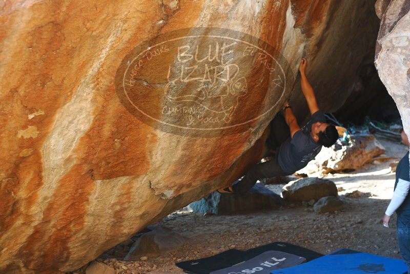 Bouldering in Hueco Tanks on 11/10/2018 with Blue Lizard Climbing and Yoga

Filename: SRM_20181110_1646550.jpg
Aperture: f/3.2
Shutter Speed: 1/320
Body: Canon EOS-1D Mark II
Lens: Canon EF 50mm f/1.8 II