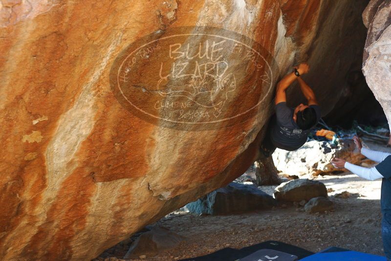 Bouldering in Hueco Tanks on 11/10/2018 with Blue Lizard Climbing and Yoga

Filename: SRM_20181110_1646590.jpg
Aperture: f/3.2
Shutter Speed: 1/320
Body: Canon EOS-1D Mark II
Lens: Canon EF 50mm f/1.8 II