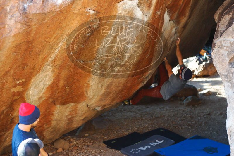 Bouldering in Hueco Tanks on 11/10/2018 with Blue Lizard Climbing and Yoga

Filename: SRM_20181110_1650340.jpg
Aperture: f/2.8
Shutter Speed: 1/400
Body: Canon EOS-1D Mark II
Lens: Canon EF 50mm f/1.8 II