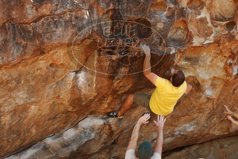 Bouldering in Hueco Tanks on 11/11/2018 with Blue Lizard Climbing and Yoga

Filename: SRM_20181111_1221510.jpg
Aperture: f/4.0
Shutter Speed: 1/800
Body: Canon EOS-1D Mark II
Lens: Canon EF 50mm f/1.8 II