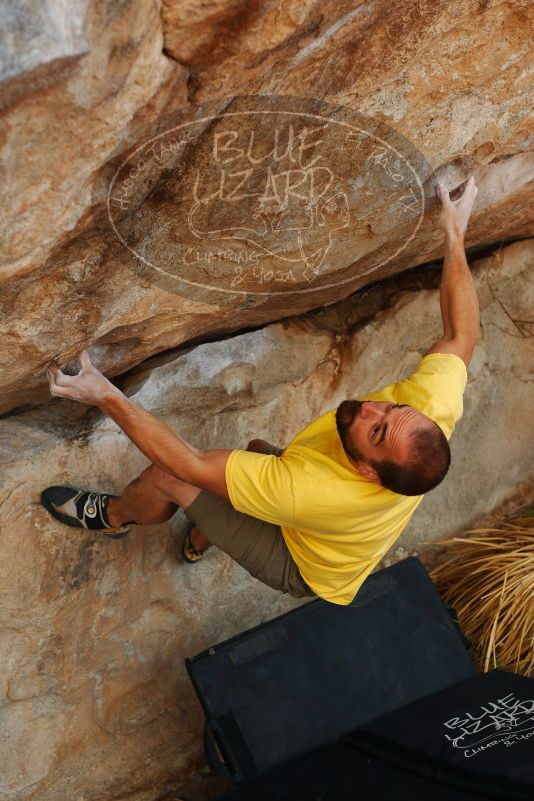 Bouldering in Hueco Tanks on 11/11/2018 with Blue Lizard Climbing and Yoga

Filename: SRM_20181111_1245390.jpg
Aperture: f/4.0
Shutter Speed: 1/500
Body: Canon EOS-1D Mark II
Lens: Canon EF 50mm f/1.8 II