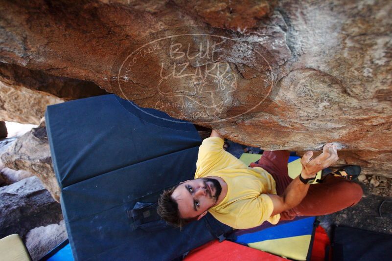 Bouldering in Hueco Tanks on 11/11/2018 with Blue Lizard Climbing and Yoga

Filename: SRM_20181111_1546360.jpg
Aperture: f/4.0
Shutter Speed: 1/200
Body: Canon EOS-1D Mark II
Lens: Canon EF 16-35mm f/2.8 L