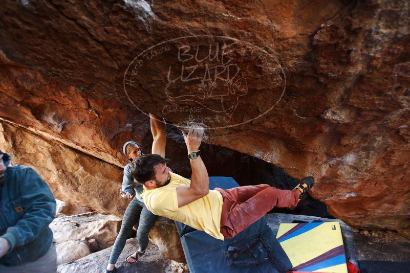 Bouldering in Hueco Tanks on 11/11/2018 with Blue Lizard Climbing and Yoga

Filename: SRM_20181111_1551150.jpg
Aperture: f/2.8
Shutter Speed: 1/100
Body: Canon EOS-1D Mark II
Lens: Canon EF 16-35mm f/2.8 L