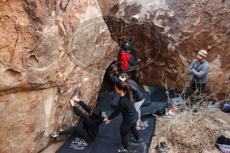 Bouldering in Hueco Tanks on 11/24/2018 with Blue Lizard Climbing and Yoga

Filename: SRM_20181124_1100310.jpg
Aperture: f/4.5
Shutter Speed: 1/200
Body: Canon EOS-1D Mark II
Lens: Canon EF 16-35mm f/2.8 L