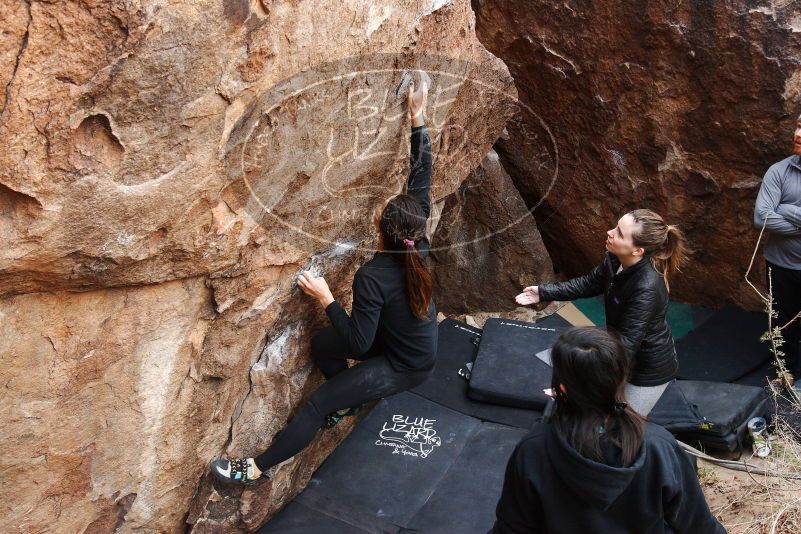 Bouldering in Hueco Tanks on 11/24/2018 with Blue Lizard Climbing and Yoga

Filename: SRM_20181124_1101560.jpg
Aperture: f/5.0
Shutter Speed: 1/200
Body: Canon EOS-1D Mark II
Lens: Canon EF 16-35mm f/2.8 L