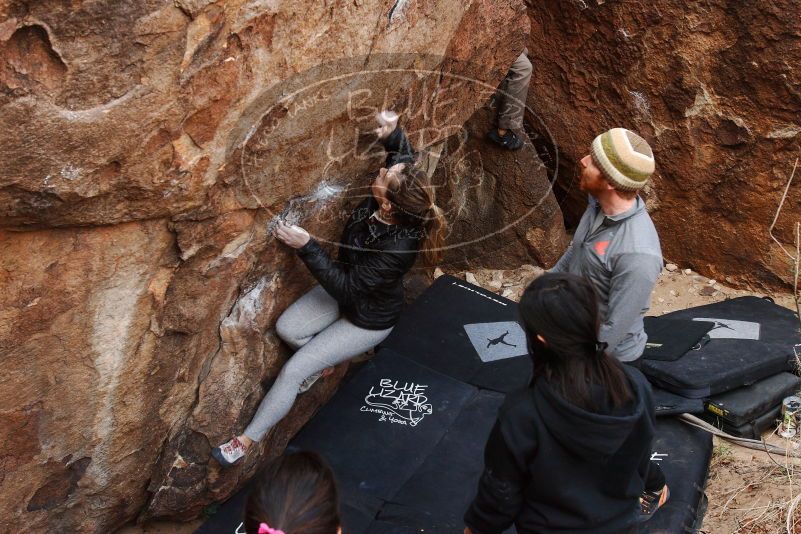 Bouldering in Hueco Tanks on 11/24/2018 with Blue Lizard Climbing and Yoga

Filename: SRM_20181124_1105590.jpg
Aperture: f/5.6
Shutter Speed: 1/200
Body: Canon EOS-1D Mark II
Lens: Canon EF 16-35mm f/2.8 L