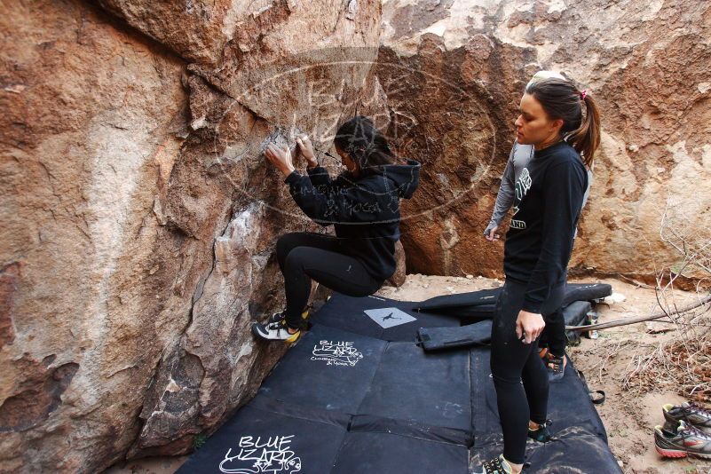 Bouldering in Hueco Tanks on 11/24/2018 with Blue Lizard Climbing and Yoga

Filename: SRM_20181124_1107210.jpg
Aperture: f/3.5
Shutter Speed: 1/200
Body: Canon EOS-1D Mark II
Lens: Canon EF 16-35mm f/2.8 L