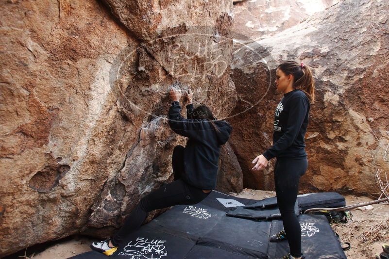 Bouldering in Hueco Tanks on 11/24/2018 with Blue Lizard Climbing and Yoga

Filename: SRM_20181124_1108440.jpg
Aperture: f/4.0
Shutter Speed: 1/250
Body: Canon EOS-1D Mark II
Lens: Canon EF 16-35mm f/2.8 L