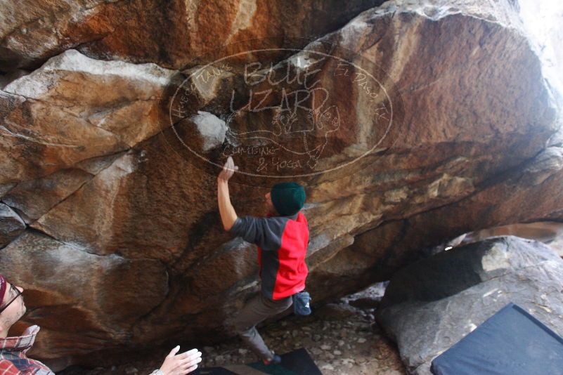 Bouldering in Hueco Tanks on 11/24/2018 with Blue Lizard Climbing and Yoga

Filename: SRM_20181124_1123520.jpg
Aperture: f/2.8
Shutter Speed: 1/250
Body: Canon EOS-1D Mark II
Lens: Canon EF 16-35mm f/2.8 L