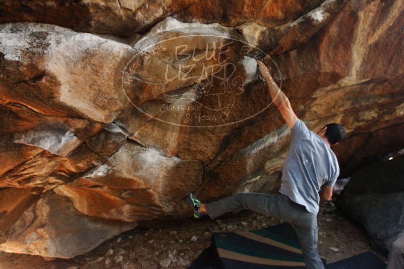 Bouldering in Hueco Tanks on 11/24/2018 with Blue Lizard Climbing and Yoga

Filename: SRM_20181124_1128042.jpg
Aperture: f/4.5
Shutter Speed: 1/250
Body: Canon EOS-1D Mark II
Lens: Canon EF 16-35mm f/2.8 L