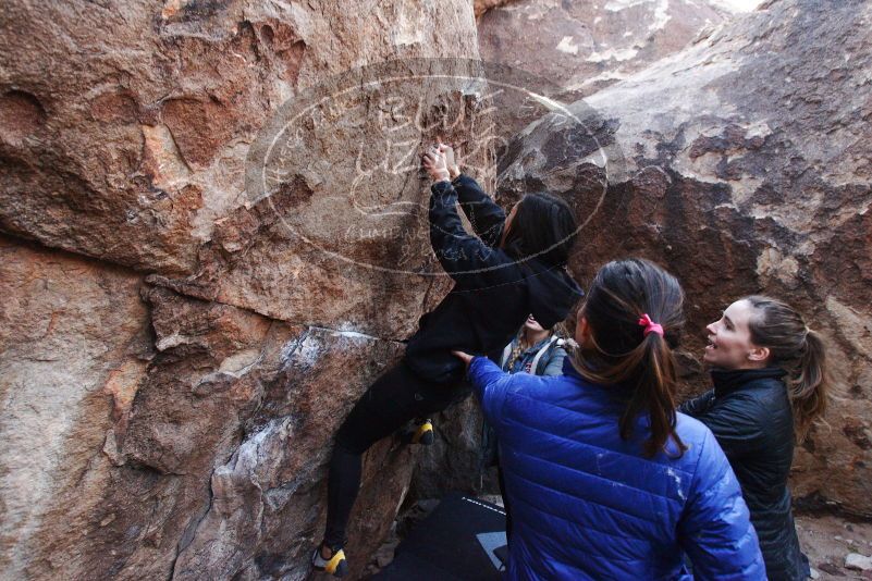 Bouldering in Hueco Tanks on 11/24/2018 with Blue Lizard Climbing and Yoga

Filename: SRM_20181124_1129510.jpg
Aperture: f/5.6
Shutter Speed: 1/250
Body: Canon EOS-1D Mark II
Lens: Canon EF 16-35mm f/2.8 L