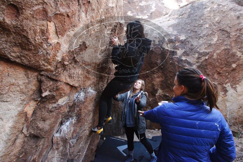 Bouldering in Hueco Tanks on 11/24/2018 with Blue Lizard Climbing and Yoga

Filename: SRM_20181124_1129551.jpg
Aperture: f/5.6
Shutter Speed: 1/250
Body: Canon EOS-1D Mark II
Lens: Canon EF 16-35mm f/2.8 L