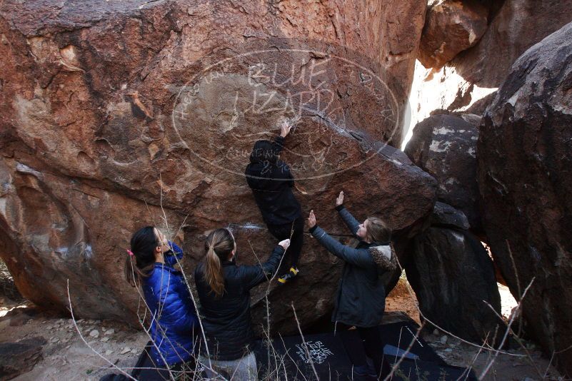 Bouldering in Hueco Tanks on 11/24/2018 with Blue Lizard Climbing and Yoga

Filename: SRM_20181124_1129591.jpg
Aperture: f/8.0
Shutter Speed: 1/250
Body: Canon EOS-1D Mark II
Lens: Canon EF 16-35mm f/2.8 L