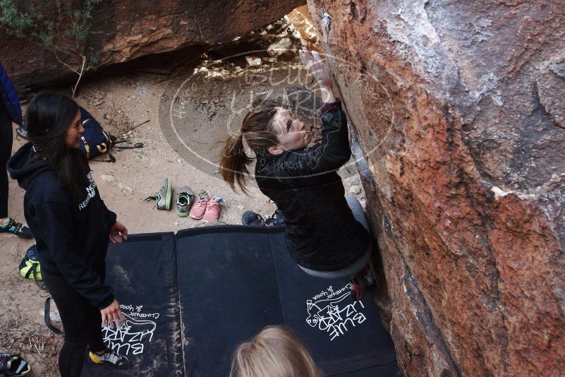 Bouldering in Hueco Tanks on 11/24/2018 with Blue Lizard Climbing and Yoga

Filename: SRM_20181124_1131510.jpg
Aperture: f/8.0
Shutter Speed: 1/250
Body: Canon EOS-1D Mark II
Lens: Canon EF 16-35mm f/2.8 L