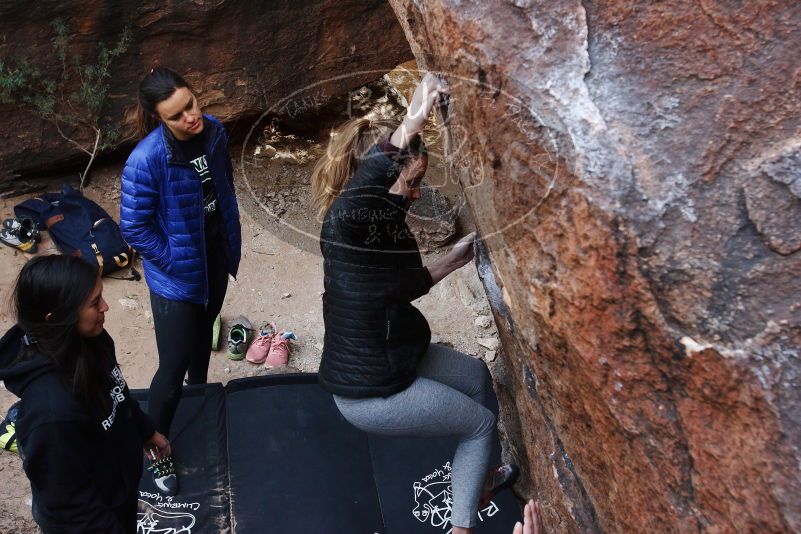 Bouldering in Hueco Tanks on 11/24/2018 with Blue Lizard Climbing and Yoga

Filename: SRM_20181124_1132350.jpg
Aperture: f/5.6
Shutter Speed: 1/250
Body: Canon EOS-1D Mark II
Lens: Canon EF 16-35mm f/2.8 L