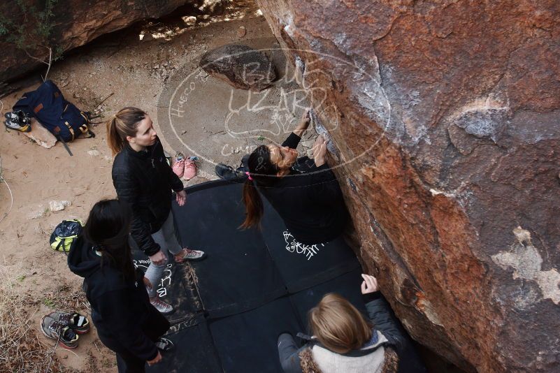 Bouldering in Hueco Tanks on 11/24/2018 with Blue Lizard Climbing and Yoga

Filename: SRM_20181124_1134580.jpg
Aperture: f/5.6
Shutter Speed: 1/250
Body: Canon EOS-1D Mark II
Lens: Canon EF 16-35mm f/2.8 L