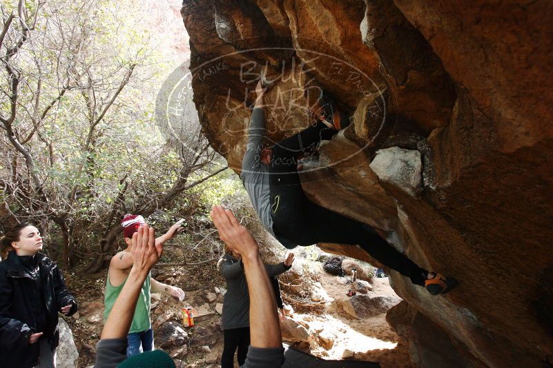 Bouldering in Hueco Tanks on 11/24/2018 with Blue Lizard Climbing and Yoga

Filename: SRM_20181124_1155370.jpg
Aperture: f/5.6
Shutter Speed: 1/250
Body: Canon EOS-1D Mark II
Lens: Canon EF 16-35mm f/2.8 L