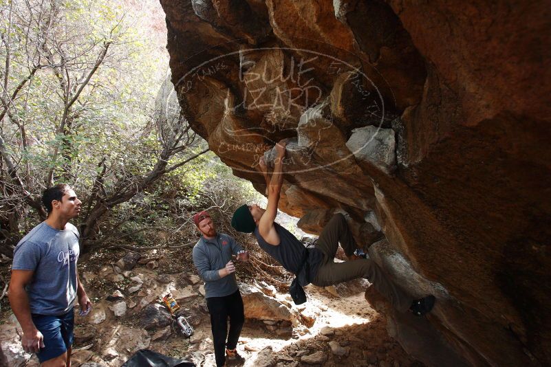 Bouldering in Hueco Tanks on 11/24/2018 with Blue Lizard Climbing and Yoga

Filename: SRM_20181124_1202180.jpg
Aperture: f/5.6
Shutter Speed: 1/250
Body: Canon EOS-1D Mark II
Lens: Canon EF 16-35mm f/2.8 L