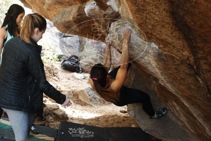 Bouldering in Hueco Tanks on 11/24/2018 with Blue Lizard Climbing and Yoga

Filename: SRM_20181124_1247160.jpg
Aperture: f/4.0
Shutter Speed: 1/250
Body: Canon EOS-1D Mark II
Lens: Canon EF 50mm f/1.8 II