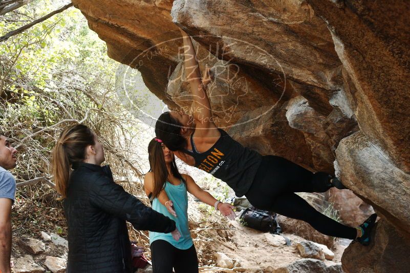 Bouldering in Hueco Tanks on 11/24/2018 with Blue Lizard Climbing and Yoga

Filename: SRM_20181124_1247361.jpg
Aperture: f/5.0
Shutter Speed: 1/250
Body: Canon EOS-1D Mark II
Lens: Canon EF 50mm f/1.8 II