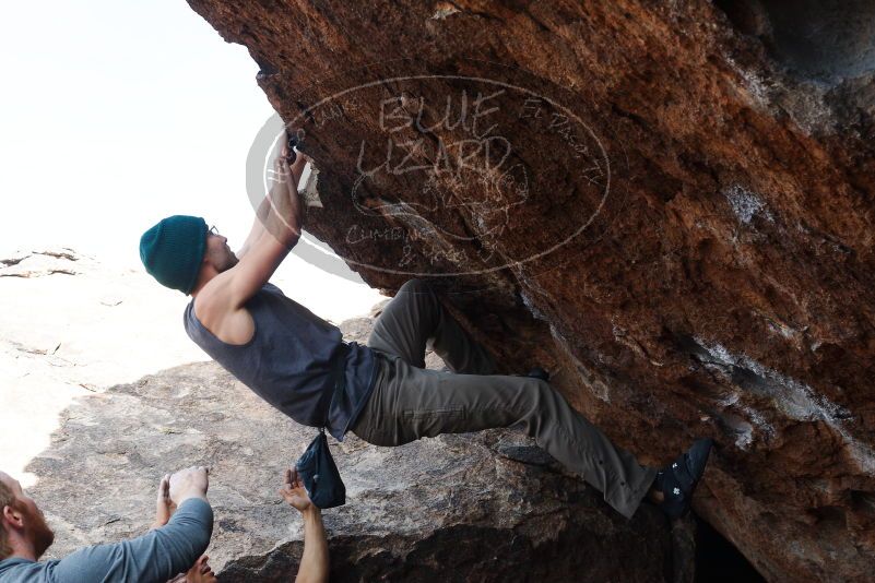 Bouldering in Hueco Tanks on 11/24/2018 with Blue Lizard Climbing and Yoga

Filename: SRM_20181124_1258450.jpg
Aperture: f/8.0
Shutter Speed: 1/250
Body: Canon EOS-1D Mark II
Lens: Canon EF 50mm f/1.8 II