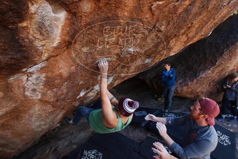 Bouldering in Hueco Tanks on 11/24/2018 with Blue Lizard Climbing and Yoga

Filename: SRM_20181124_1313170.jpg
Aperture: f/6.3
Shutter Speed: 1/250
Body: Canon EOS-1D Mark II
Lens: Canon EF 16-35mm f/2.8 L