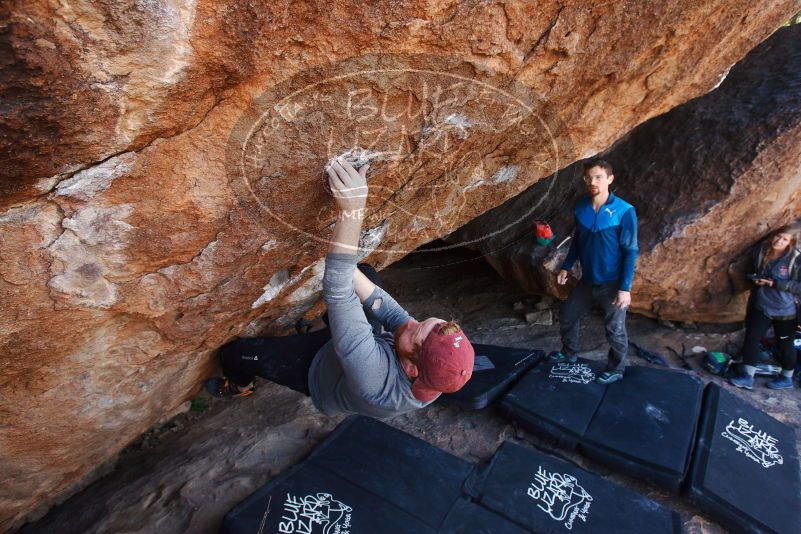 Bouldering in Hueco Tanks on 11/24/2018 with Blue Lizard Climbing and Yoga

Filename: SRM_20181124_1314040.jpg
Aperture: f/5.6
Shutter Speed: 1/250
Body: Canon EOS-1D Mark II
Lens: Canon EF 16-35mm f/2.8 L