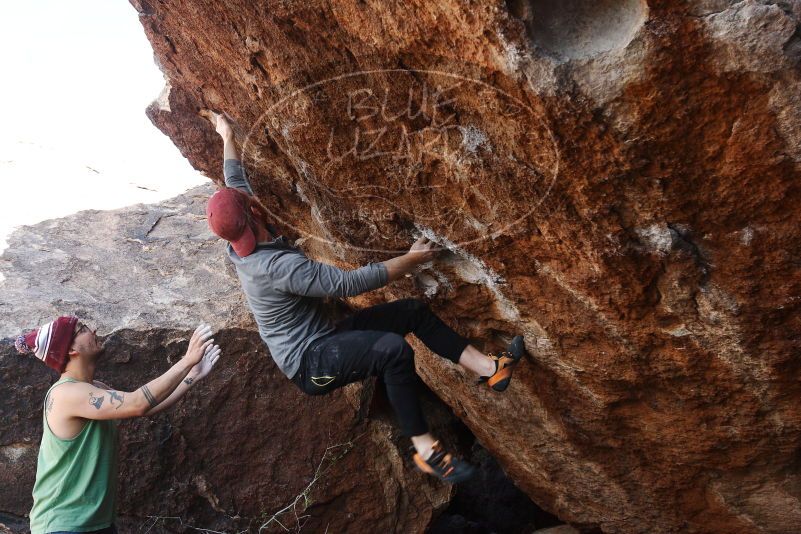 Bouldering in Hueco Tanks on 11/24/2018 with Blue Lizard Climbing and Yoga

Filename: SRM_20181124_1320291.jpg
Aperture: f/7.1
Shutter Speed: 1/250
Body: Canon EOS-1D Mark II
Lens: Canon EF 16-35mm f/2.8 L