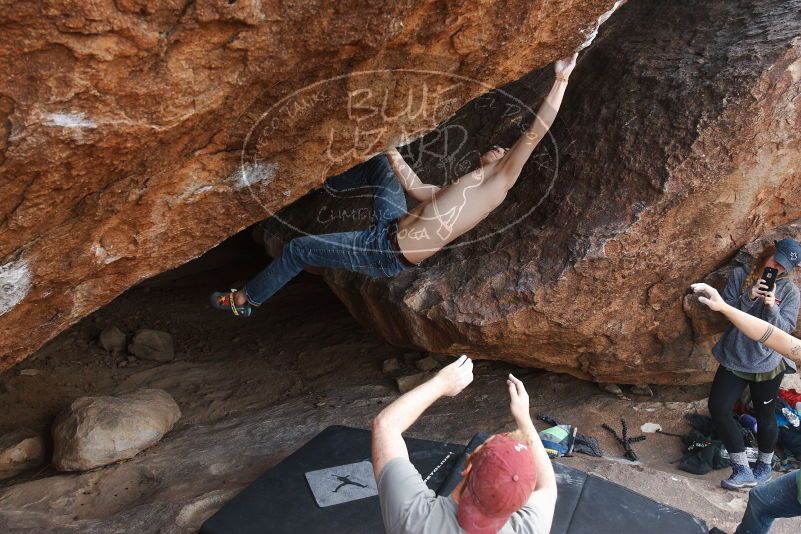 Bouldering in Hueco Tanks on 11/24/2018 with Blue Lizard Climbing and Yoga

Filename: SRM_20181124_1330330.jpg
Aperture: f/5.6
Shutter Speed: 1/250
Body: Canon EOS-1D Mark II
Lens: Canon EF 16-35mm f/2.8 L