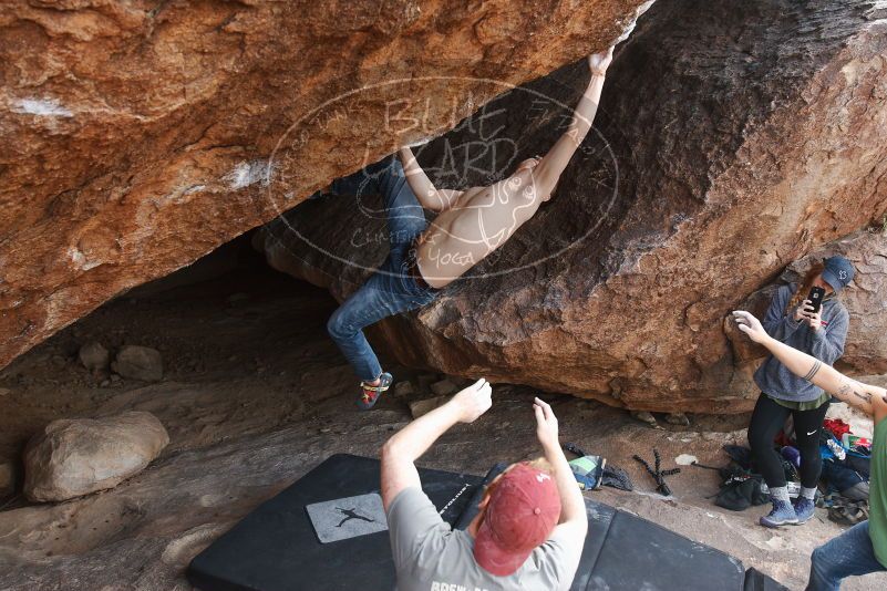 Bouldering in Hueco Tanks on 11/24/2018 with Blue Lizard Climbing and Yoga

Filename: SRM_20181124_1330350.jpg
Aperture: f/5.6
Shutter Speed: 1/250
Body: Canon EOS-1D Mark II
Lens: Canon EF 16-35mm f/2.8 L