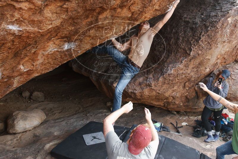 Bouldering in Hueco Tanks on 11/24/2018 with Blue Lizard Climbing and Yoga

Filename: SRM_20181124_1330351.jpg
Aperture: f/5.0
Shutter Speed: 1/250
Body: Canon EOS-1D Mark II
Lens: Canon EF 16-35mm f/2.8 L