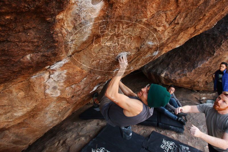 Bouldering in Hueco Tanks on 11/24/2018 with Blue Lizard Climbing and Yoga

Filename: SRM_20181124_1340030.jpg
Aperture: f/6.3
Shutter Speed: 1/320
Body: Canon EOS-1D Mark II
Lens: Canon EF 16-35mm f/2.8 L