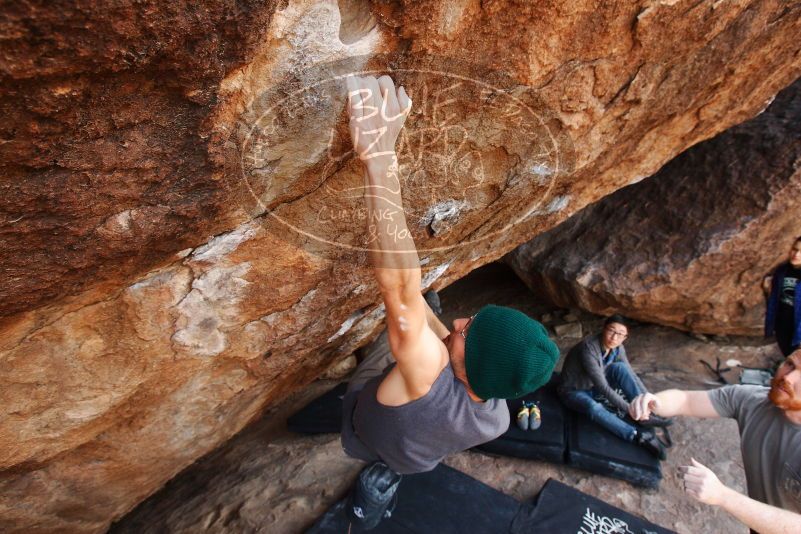 Bouldering in Hueco Tanks on 11/24/2018 with Blue Lizard Climbing and Yoga

Filename: SRM_20181124_1340033.jpg
Aperture: f/5.6
Shutter Speed: 1/320
Body: Canon EOS-1D Mark II
Lens: Canon EF 16-35mm f/2.8 L