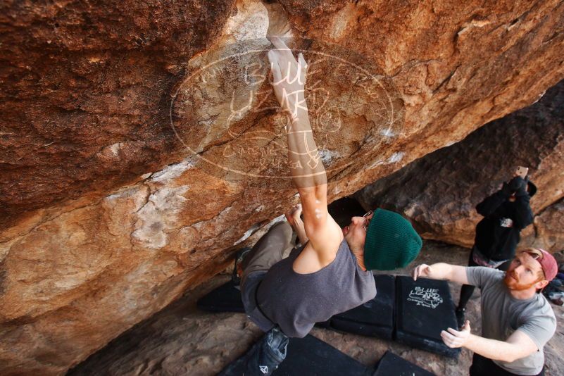 Bouldering in Hueco Tanks on 11/24/2018 with Blue Lizard Climbing and Yoga

Filename: SRM_20181124_1341270.jpg
Aperture: f/6.3
Shutter Speed: 1/320
Body: Canon EOS-1D Mark II
Lens: Canon EF 16-35mm f/2.8 L