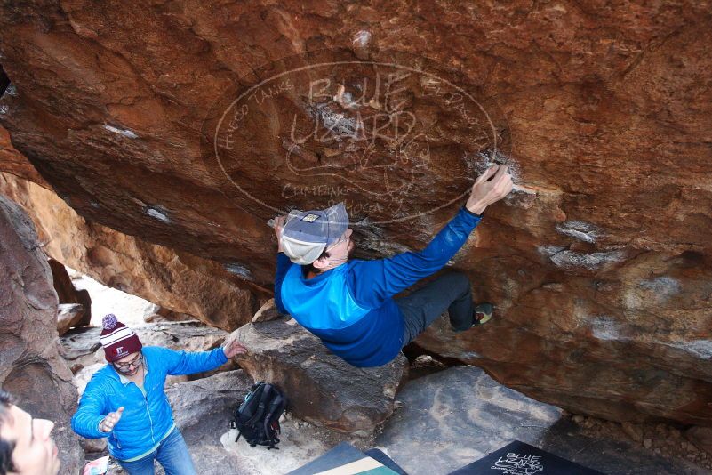 Bouldering in Hueco Tanks on 11/24/2018 with Blue Lizard Climbing and Yoga

Filename: SRM_20181124_1542110.jpg
Aperture: f/4.5
Shutter Speed: 1/200
Body: Canon EOS-1D Mark II
Lens: Canon EF 16-35mm f/2.8 L