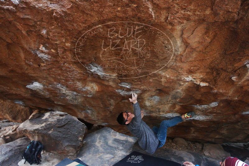 Bouldering in Hueco Tanks on 11/24/2018 with Blue Lizard Climbing and Yoga

Filename: SRM_20181124_1544110.jpg
Aperture: f/5.0
Shutter Speed: 1/200
Body: Canon EOS-1D Mark II
Lens: Canon EF 16-35mm f/2.8 L