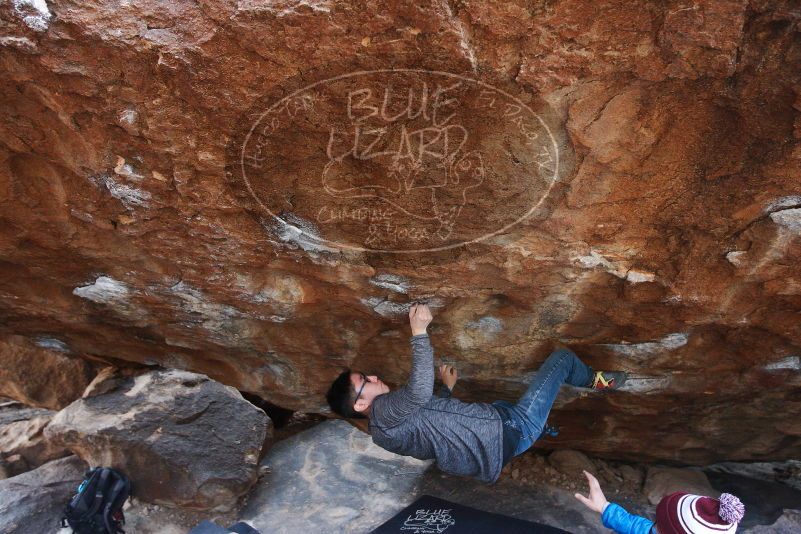 Bouldering in Hueco Tanks on 11/24/2018 with Blue Lizard Climbing and Yoga

Filename: SRM_20181124_1544140.jpg
Aperture: f/4.5
Shutter Speed: 1/200
Body: Canon EOS-1D Mark II
Lens: Canon EF 16-35mm f/2.8 L