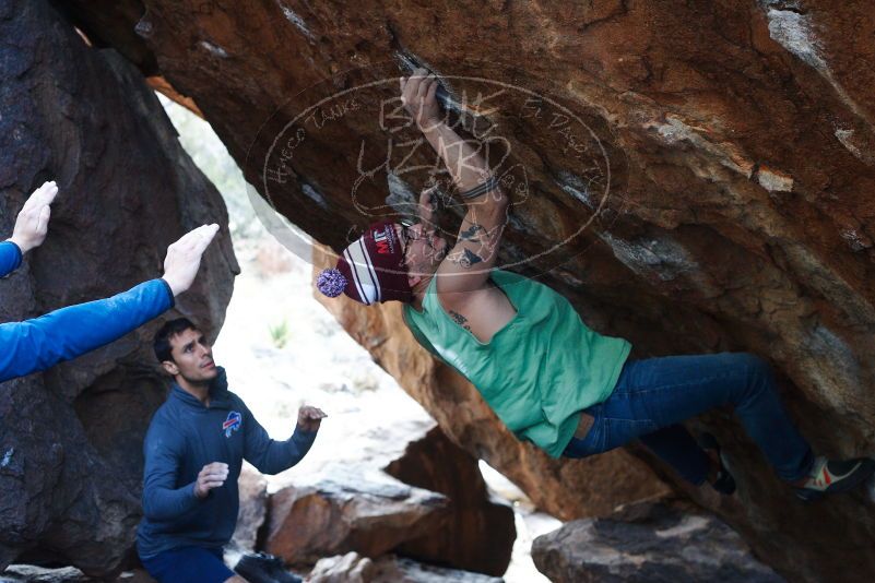 Bouldering in Hueco Tanks on 11/24/2018 with Blue Lizard Climbing and Yoga

Filename: SRM_20181124_1557180.jpg
Aperture: f/4.0
Shutter Speed: 1/250
Body: Canon EOS-1D Mark II
Lens: Canon EF 50mm f/1.8 II