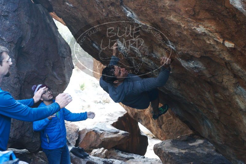 Bouldering in Hueco Tanks on 11/24/2018 with Blue Lizard Climbing and Yoga

Filename: SRM_20181124_1558310.jpg
Aperture: f/4.5
Shutter Speed: 1/250
Body: Canon EOS-1D Mark II
Lens: Canon EF 50mm f/1.8 II