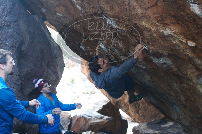 Bouldering in Hueco Tanks on 11/24/2018 with Blue Lizard Climbing and Yoga

Filename: SRM_20181124_1558331.jpg
Aperture: f/4.5
Shutter Speed: 1/250
Body: Canon EOS-1D Mark II
Lens: Canon EF 50mm f/1.8 II