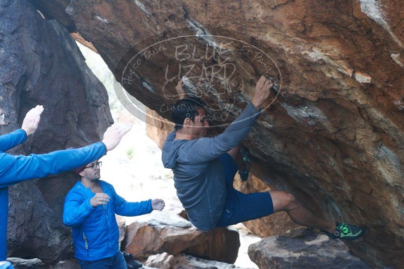 Bouldering in Hueco Tanks on 11/24/2018 with Blue Lizard Climbing and Yoga

Filename: SRM_20181124_1558370.jpg
Aperture: f/4.0
Shutter Speed: 1/250
Body: Canon EOS-1D Mark II
Lens: Canon EF 50mm f/1.8 II